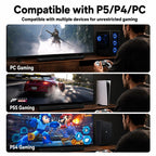 Yesido KB48 P5 Wireless Game Controller, For PS5 / PS4 / PC