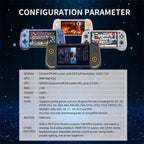 H55 Pro 5.5-inch IPS Screen Handheld Game Console Supports 40+ Emulators, 64G, 128G
