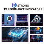 H55 Pro 5.5-inch IPS Screen Handheld Game Console Supports 40+ Emulators, 64G, 128G