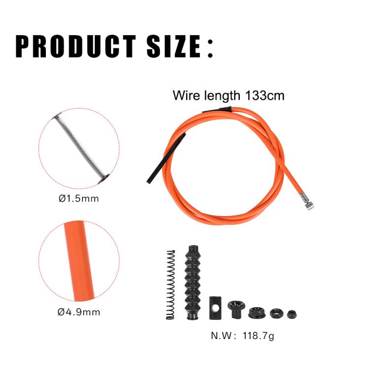 Electric Scooter Brake Cable, Scooter Replacement Repair Kit, For Xiaomi 4 Lite 2nd Gen