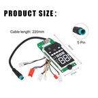 Electric Scooter Dashboard Display Circuit Board with Turn Signal Indicator, For Xiaomi 6 Lite