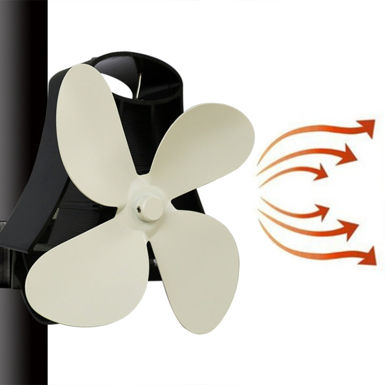 YL-105 4-Blade Aluminum Heat Powered Fireplace Stove Fan, YL-105 (Grey), YL-105 (Gold), YL-105 (Rose Red), YL-105 (Silver), YL-105(White), YL-105 (Black), YL-105 (Bronze)