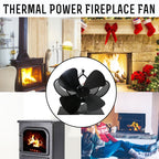YL201 4-Blade High Temperature Metal Heat Powered Fireplace Stove Fan, YL201 (Rose Red), YL201 (Silver), YL201 (Black), YL201 (Bronze), YL201 (Grey), YL201 (Gold)