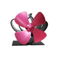 YL201 4-Blade High Temperature Metal Heat Powered Fireplace Stove Fan, YL201 (Rose Red), YL201 (Silver), YL201 (Black), YL201 (Bronze), YL201 (Grey), YL201 (Gold)