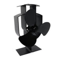 YL401 3-Blade High Temperature Metal Heat Powered Fireplace Stove Fan, YL401 (Black), YL401 (Bronze), YL401 (Gold), YL401 (Silver), YL401 (White)