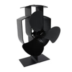 YL401 3-Blade High Temperature Metal Heat Powered Fireplace Stove Fan, YL401 (Black), YL401 (Bronze), YL401 (Gold), YL401 (Silver), YL401 (White)