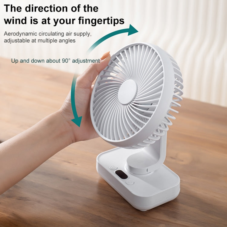 D606Y Portable Desktop Oscillating Small Fan, D606Y