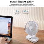 D606Y Portable Desktop Oscillating Small Fan, D606Y
