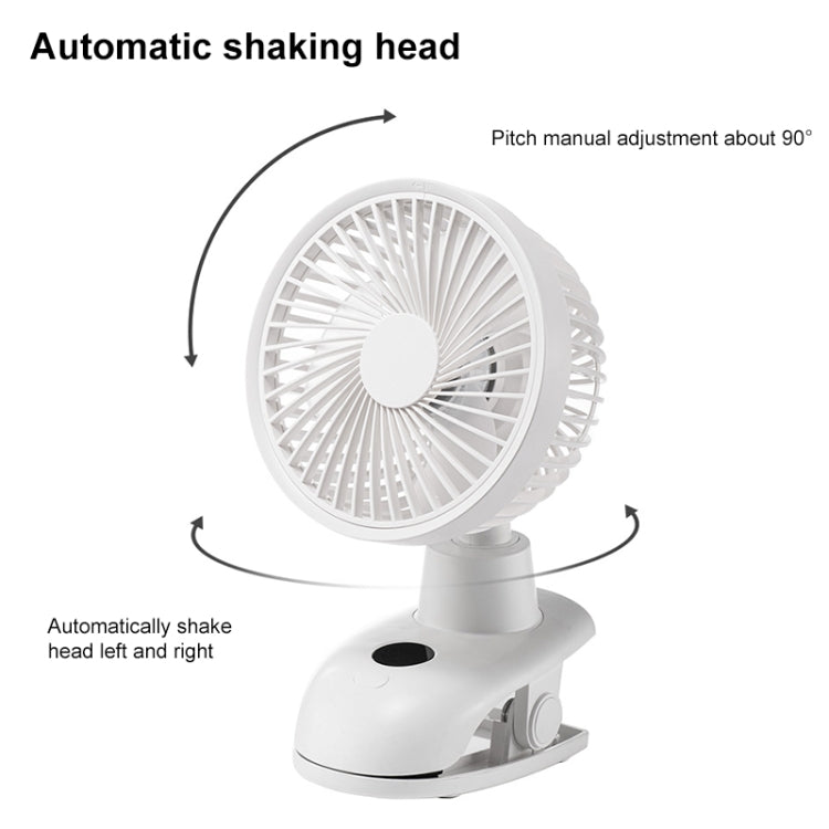 D601Y Portable USB Clip-on Oscillating Small Fan, D601Y