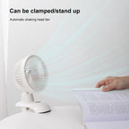 D601Y Portable USB Clip-on Oscillating Small Fan, D601Y