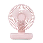 D606 4W USB Rechargeable Portable Four-speed Adjustable Desktop Fan, USB