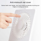 Portable Dormitory Desktop Electric Fan USB Charging Mini Fan