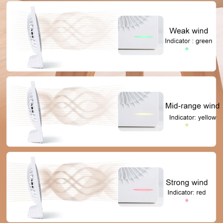 Portable Dormitory Desktop Electric Fan USB Charging Mini Fan