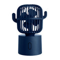 F6 Cactus Portable Mini Fan USB Shaking Head Handheld Desk Electric Fan