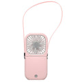 F20 Electroplating Handheld Fan Portable Desktop Folding Mute USB Hanging Neck Fan, F20 (Pink), F20 (Green), F20 (Blue), F20 (White)