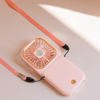 F30 Electroplating Handheld Fan Portable Desktop Folding Mute USB Hanging Neck Fan, Upgraded Version, F30 (Pink), F30 (Green), F30 (Blue), F30 (White)