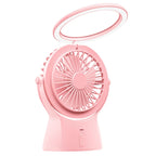 S1 Multi-function Portable USB Charging Mute Desktop Electric Fan Table Lamp, with 3 Speed Control