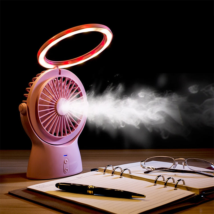 S1 Multi-function Portable USB Charging Mute Desktop Electric Fan Table Lamp, with 3 Speed Control