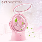 S1 Multi-function Portable USB Charging Mute Desktop Electric Fan Table Lamp, with 3 Speed Control