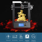 JGAURORA Magic 250W LCD Display Desktop 3D Printer with Knob Control