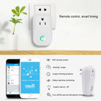S20 WiFi Smart Power Plug Socket Wireless Remote Control Timer Power Switch, Compatible with Alexa and Google Home, Support iOS and Android, US Plug, S20 US