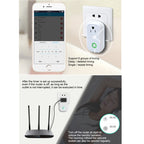 S20 WiFi Smart Power Plug Socket Wireless Remote Control Timer Power Switch, Compatible with Alexa and Google Home, Support iOS and Android, US Plug, S20 US