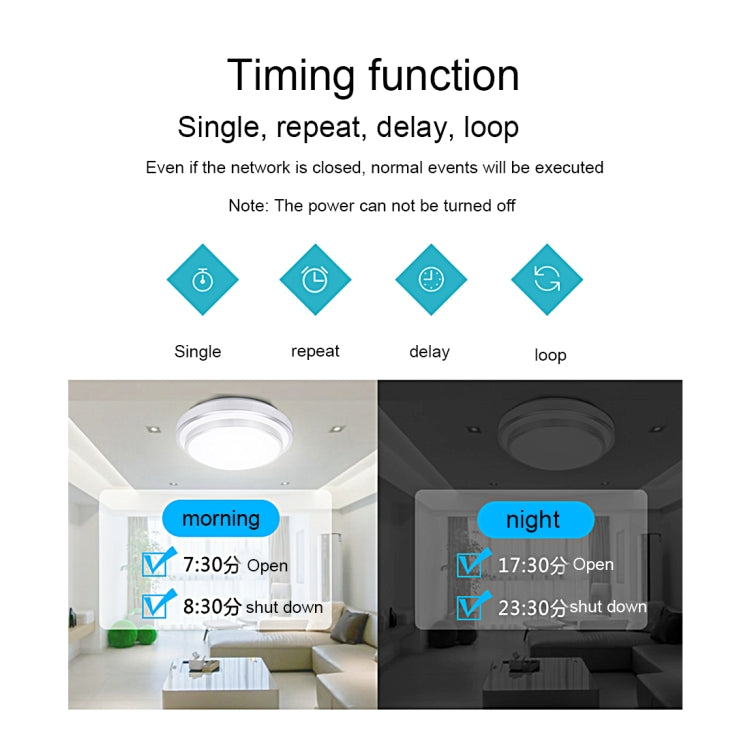 Sonoff  Touch 120mm 1 Gang Tempered Glass Panel Wall Switch Smart Home Light Touch Switch, Compatible with Alexa and Google Home, AC 90V-250V 400W 2A, 120mm