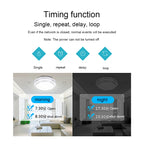 Sonoff  Touch 120mm 1 Gang Tempered Glass Panel Wall Switch Smart Home Light Touch Switch, Compatible with Alexa and Google Home, AC 90V-250V 400W 2A, 120mm