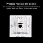 CAT.6 Shielded Pass-through Network Module, Dual Ports Panel + Shielded Pass-through + Telephone Socket, Dual Ports Panel+Shielded Pass-through+Telephone Socket
