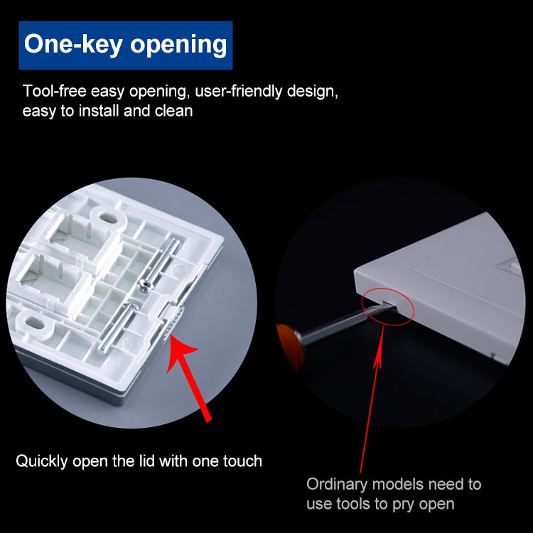 CAT.6 Shielded Pass-through Network Module, Dual Ports Panel + Shielded Pass-through + TV Socket, Dual Ports Panel+Shielded Pass-through+TV Socket