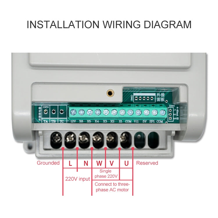 AT1-0750X 0.75KW 220V Single-phase Input Three-phase Output Inverter, AT1-0750X