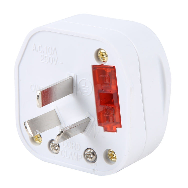 13A Wall Plug Adapter with On/Off Power Switch & Fuse