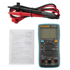 ZOYI ZT101 600V CAT III / 1000V CAT II 6000 Counts Portable Digital Multimeter AC / DC Current Voltage Tester Meter with Back-light LCD Screen & Holder, ZT101