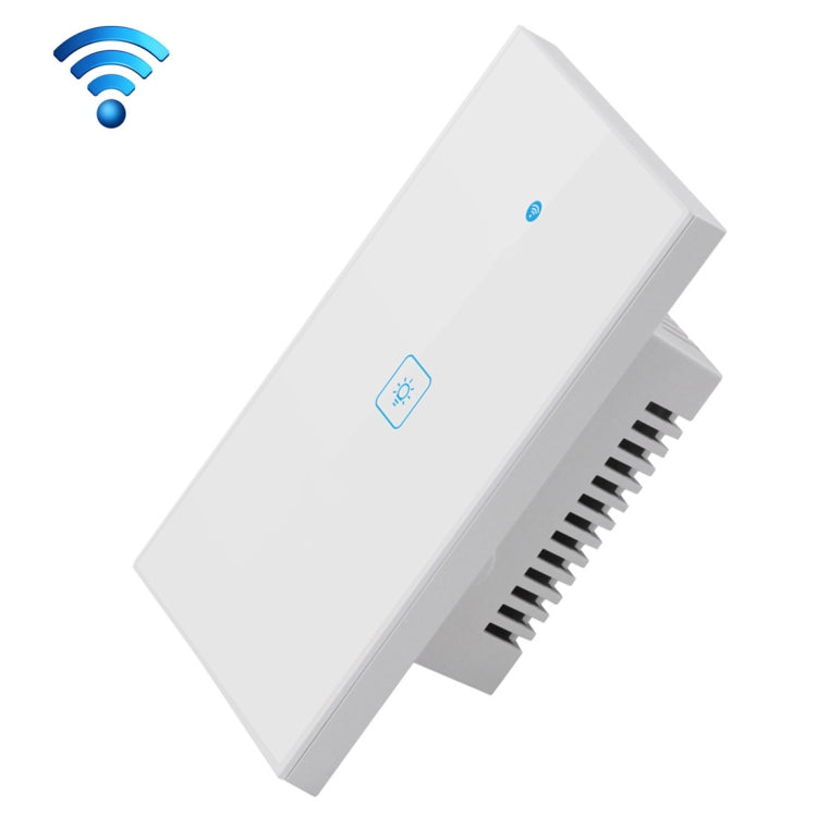 WS-US-01 EWeLink APP & Touch Control 2A 1 Gang Tempered Glass Panel Smart Wall Switch, AC 90V-250V, US Plug, 1 Gang
