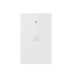 WS-US-01 EWeLink APP & Touch Control 2A 1 Gang Tempered Glass Panel Smart Wall Switch, AC 90V-250V, US Plug, 1 Gang
