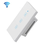 WS-US-03 EWeLink APP & Touch Control 2A 3 Gangs Tempered Glass Panel Smart Wall Switch, AC 90V-250V, US Plug, 3 Gangs
