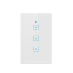 WS-US-03 EWeLink APP & Touch Control 2A 3 Gangs Tempered Glass Panel Smart Wall Switch, AC 90V-250V, US Plug, 3 Gangs