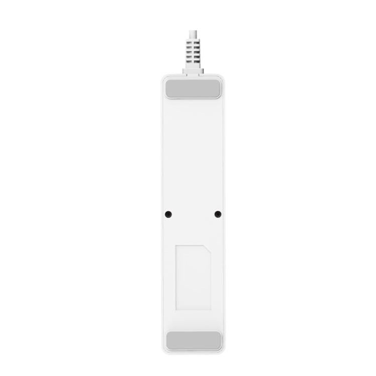 C198B 2 USB Ports + 3 US Sockets WiFi Smart Power Plug Socket, Compatible with Alexa and Google Home, AC 110V-240V, US Plug, White
