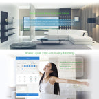 WS-EU-02 EWeLink APP & Touch Control 2A 2 Gangs Tempered Glass Panel Smart Wall Switch, AC 90V-250V, EU Plug, 2 Gangs