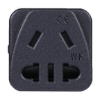 Portable Universal Five-hole WK to EU Plug Socket Power Adapter, WK to EU, WK to UK