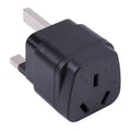 Portable Three-hole AU to UK Plug Socket Power Adapter with Fuse, AU to UK with Fuse