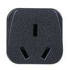 Portable Three-hole AU to UK Plug Socket Power Adapter with Fuse, AU to UK with Fuse