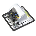Hidden Pop-up Aluminum Alloy Computer Floor Socket with Cover Bottom Box, US Plug