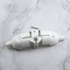 Side Wiring Tripolar Power Plug, EU Plug