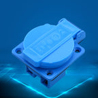 Outdoor IP44 Waterproof Socket with Cover, EU Plug