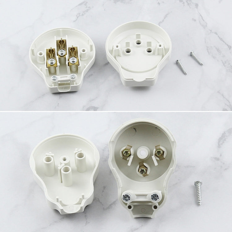 Pair Israel 16A Cylindrical Male Female Butt Joint Tripolar Power Plug