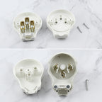 Pair Israel 16A Cylindrical Male Female Butt Joint Tripolar Power Plug