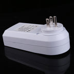 AC 120V Smart Home Plug-in Programmable LCD Display Clock Summer Time Function 12/24 Hours Changeable Timer Switch Socket, US Plug, AC 120V US Plug