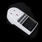 AC 230V Smart Home Plug-in LCD Display Clock Summer Time Function 12/24 Hours Changeable Timer Switch Socket, UK Plug, AC 230V UK Plug