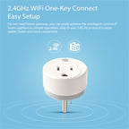 NEO NAS-WR02W WiFi US Smart Power Plug,with Remote Control Appliance Power ON/OFF via App & Timing function, NAS-WR02W